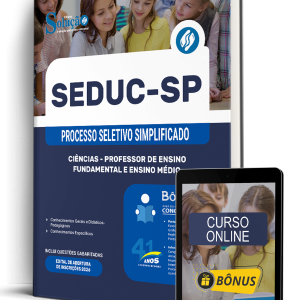 Apostila do Edital — Ciências · PSS SEDUC-SP 2026 (Editora Solução)