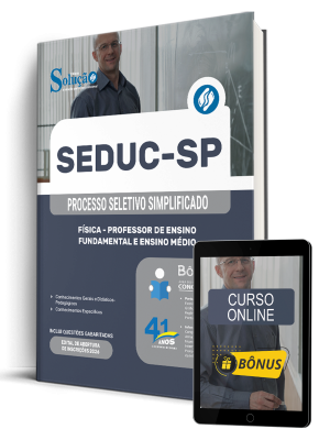 Apostila do Edital — Física · PSS SEDUC-SP 2026 (Editora Solução)