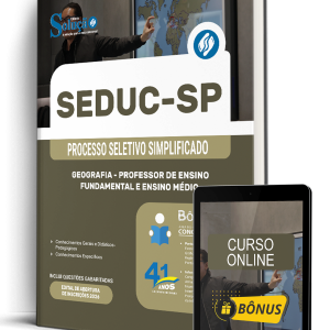 Apostila do Edital — Geografia · PSS SEDUC-SP 2026 (Editora Solução)