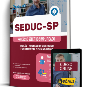 Apostila do Edital — Inglês · PSS SEDUC-SP 2026 (Editora Solução)