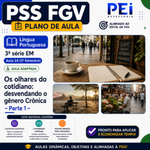 Plano de Aula — Desvendando o gênero Crônica – Parte 1 (Aula 24 · Língua Portuguesa · 3ª série EM)