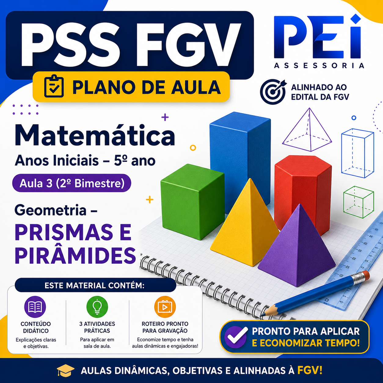 Plano de Aula — Geometria (Aula 3 · Matemática · 5º ano)