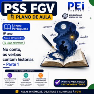 Plano de Aula — No conto, os verbos contam histórias – Parte 1 (Aula 3 · Língua Portuguesa · 9º ano)