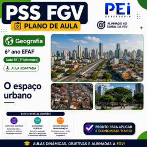 Plano de Aula — O espaço urbano (Aula 18 · Geografia · 6º ano)