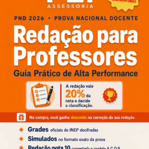 PND 2026 — Redação para Professores: Guia Prático de Alta Performance